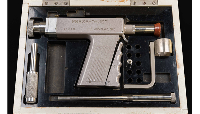 Press-O-Jet jet injector gun
