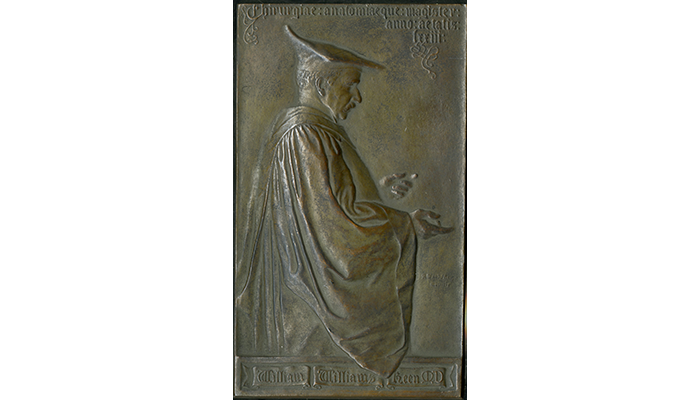 Bronze Plaque of Dr. William Williams Keen