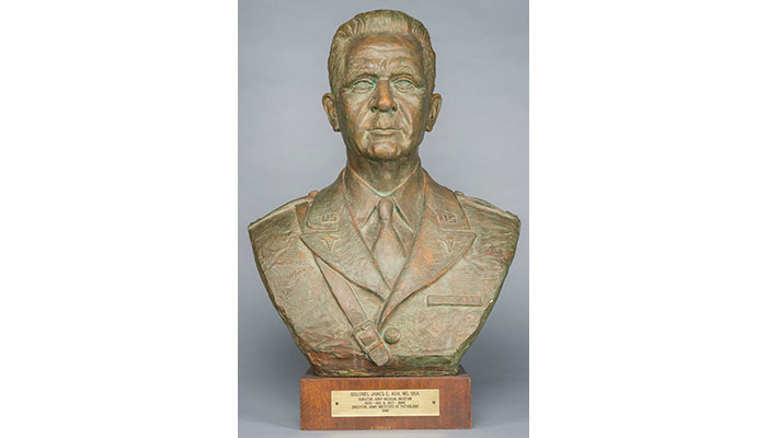 Bust of Col. James E. Ash