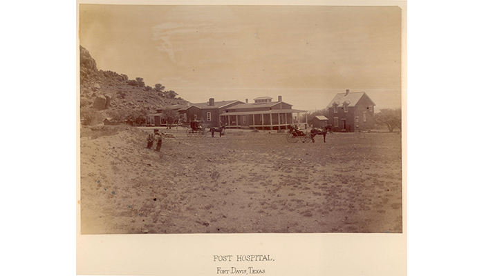 Post hospital in Fort Davis