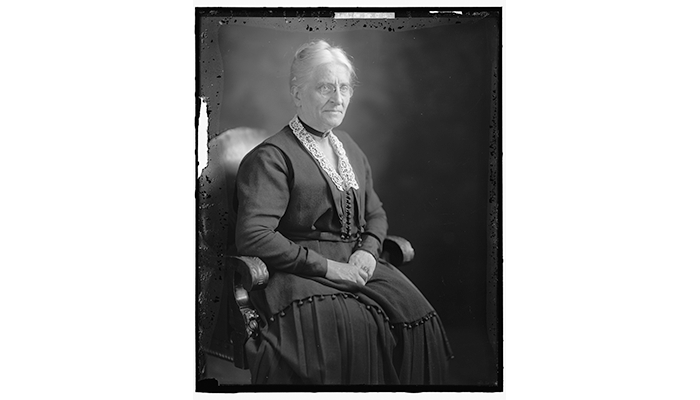 Dr. Clara S. Ludlow sitting