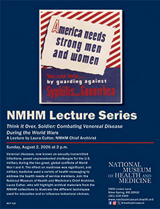 2026 NMHM August Lecture Flyer